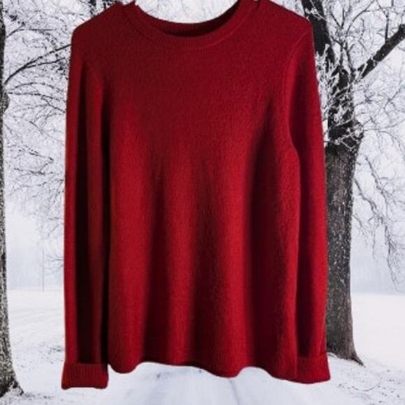 Old Navy medium long sleeve red cardigan. Winter/fall bust 40  length 26 - Picture 1 of 1